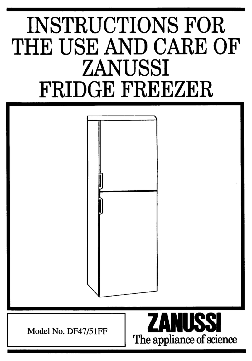 Zanussi DF47/51FF User manual