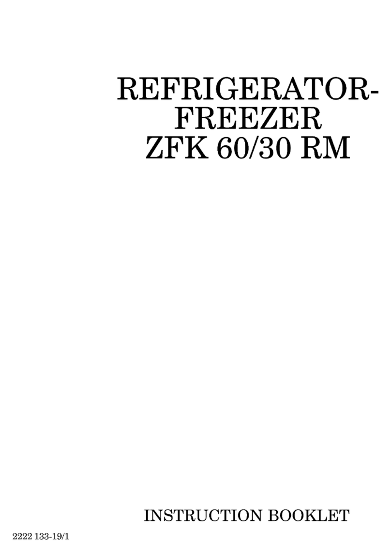 Zanussi ZFK 60/30 RM User manual