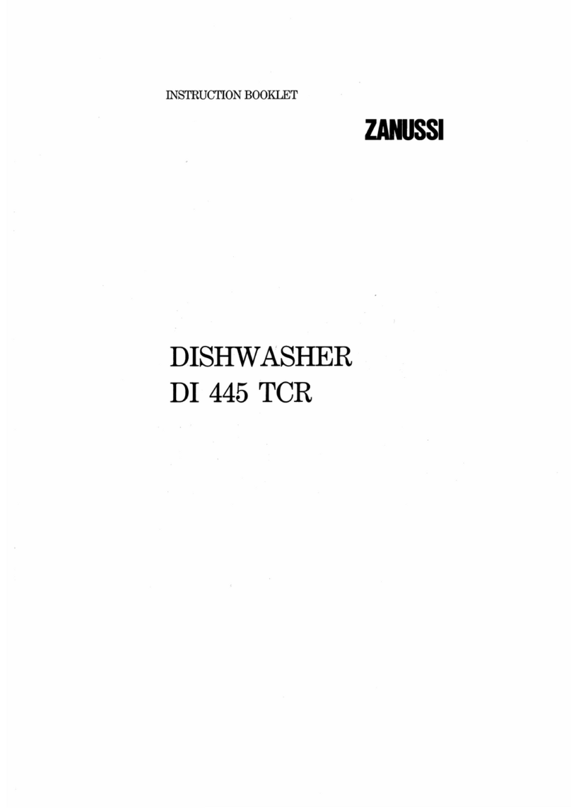 Zanussi Di 445 TCR User manual Zanussi Di 445 TCR User manual
