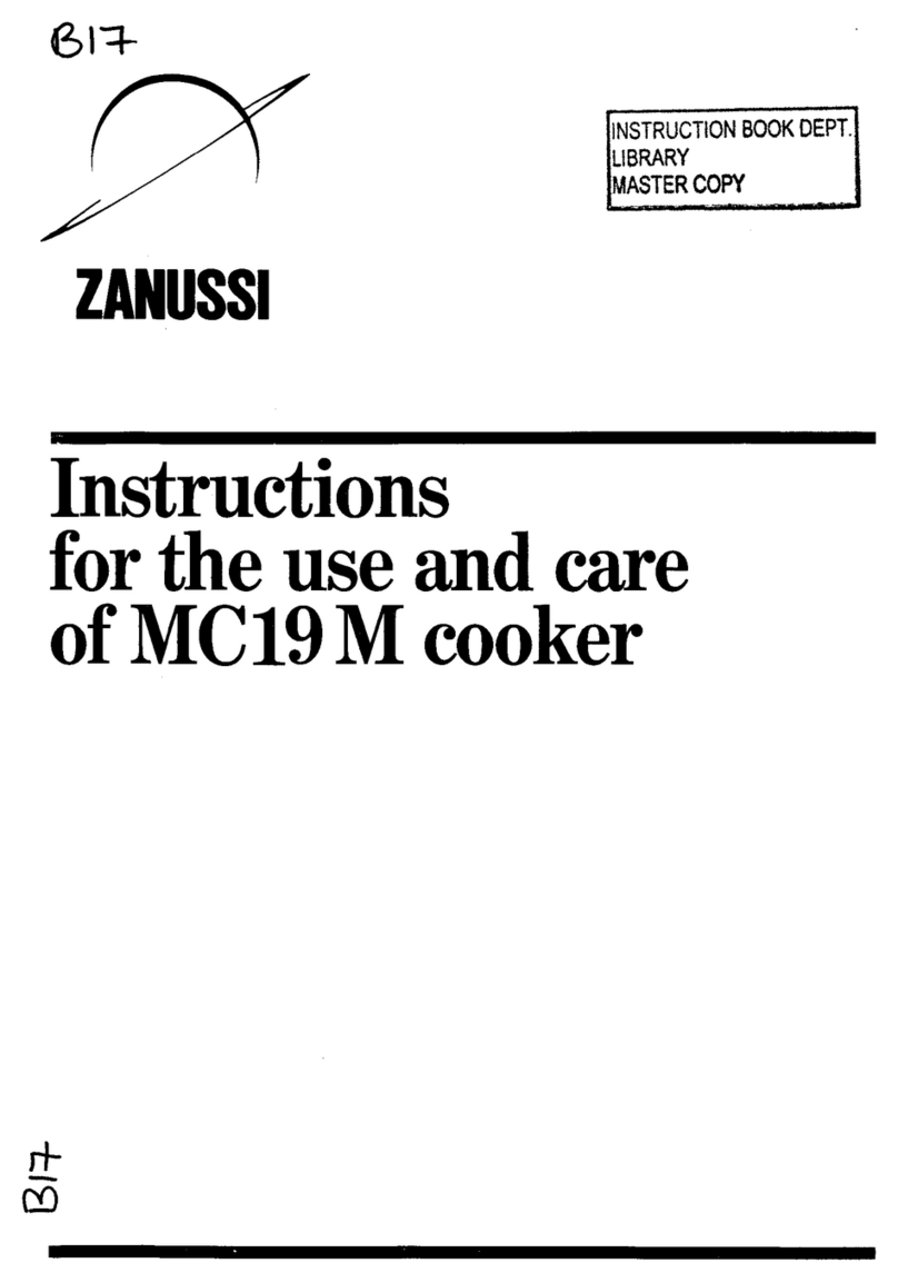 Zanussi MC19 M User manual