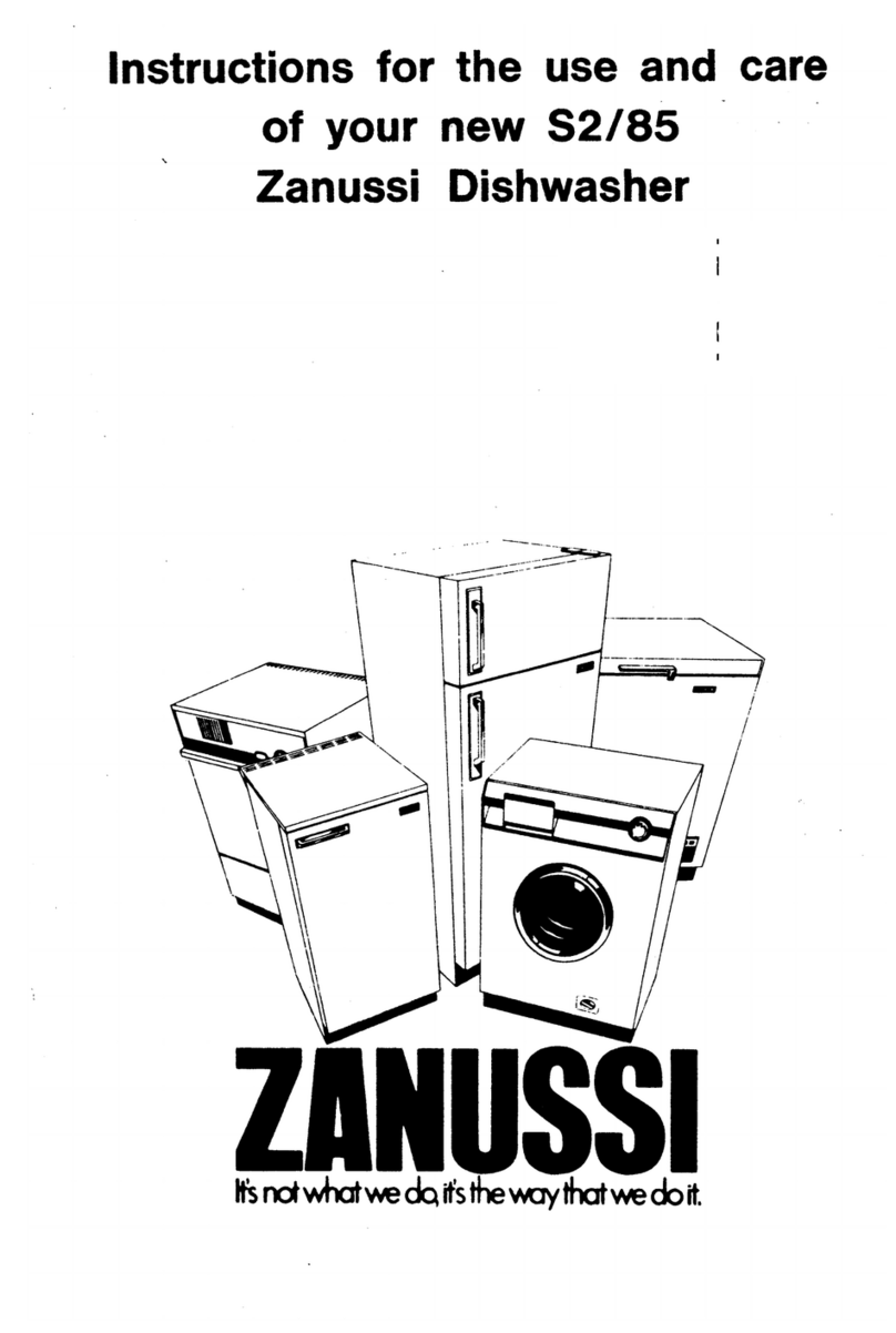 Zanussi S2/85 Assembly instructions