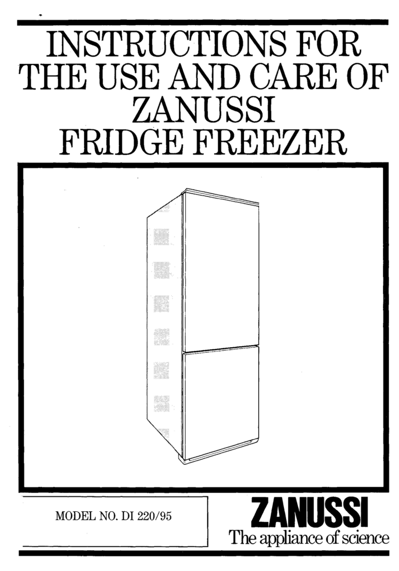 Zanussi Di220/95 User manual Zanussi Di220/95 User manual