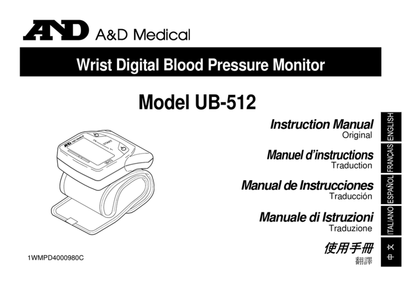 A&D UB-512 User manual