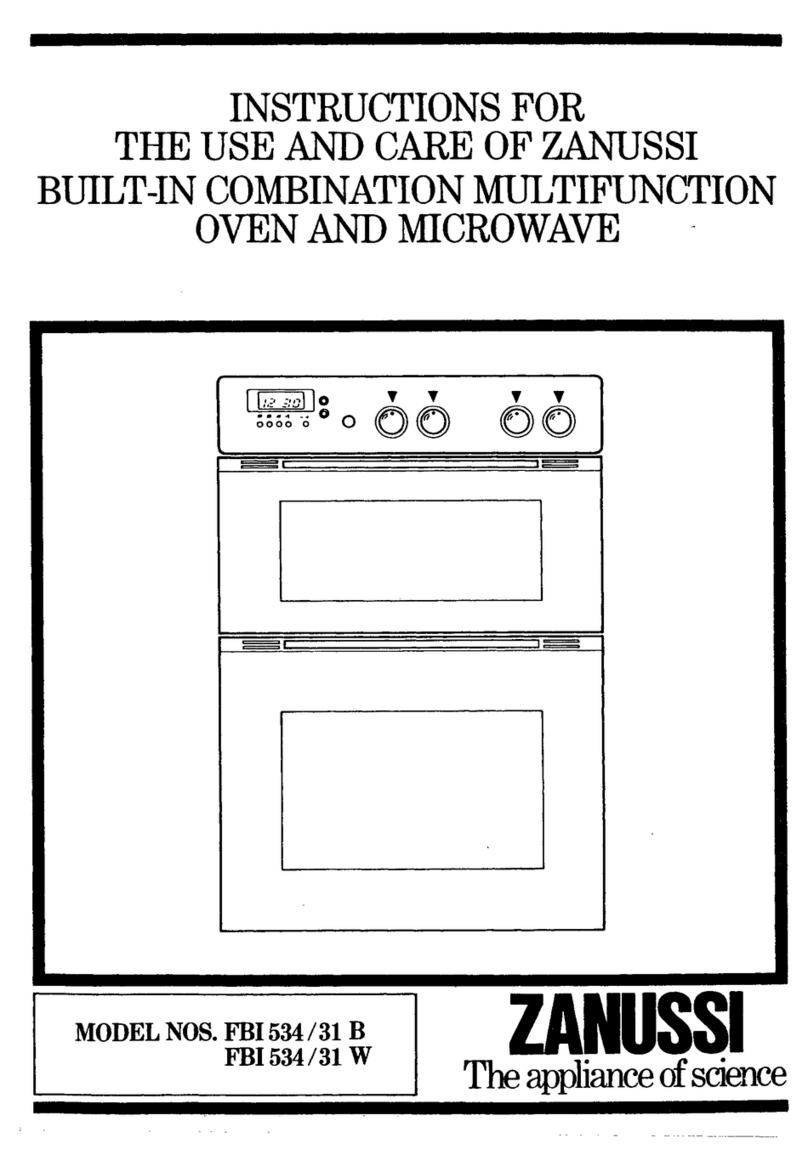 Zanussi FBI 534/31 W User manual
