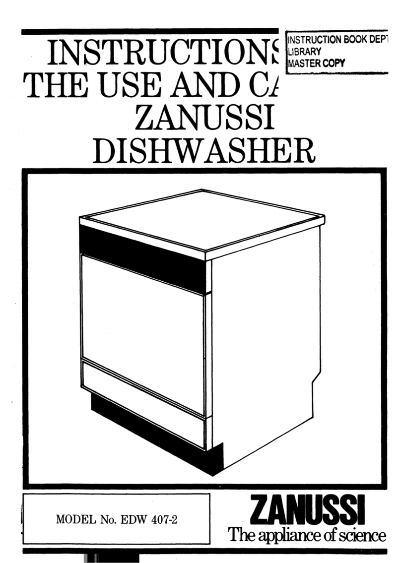 Zanussi EDW 407-2 Instructions for use and care