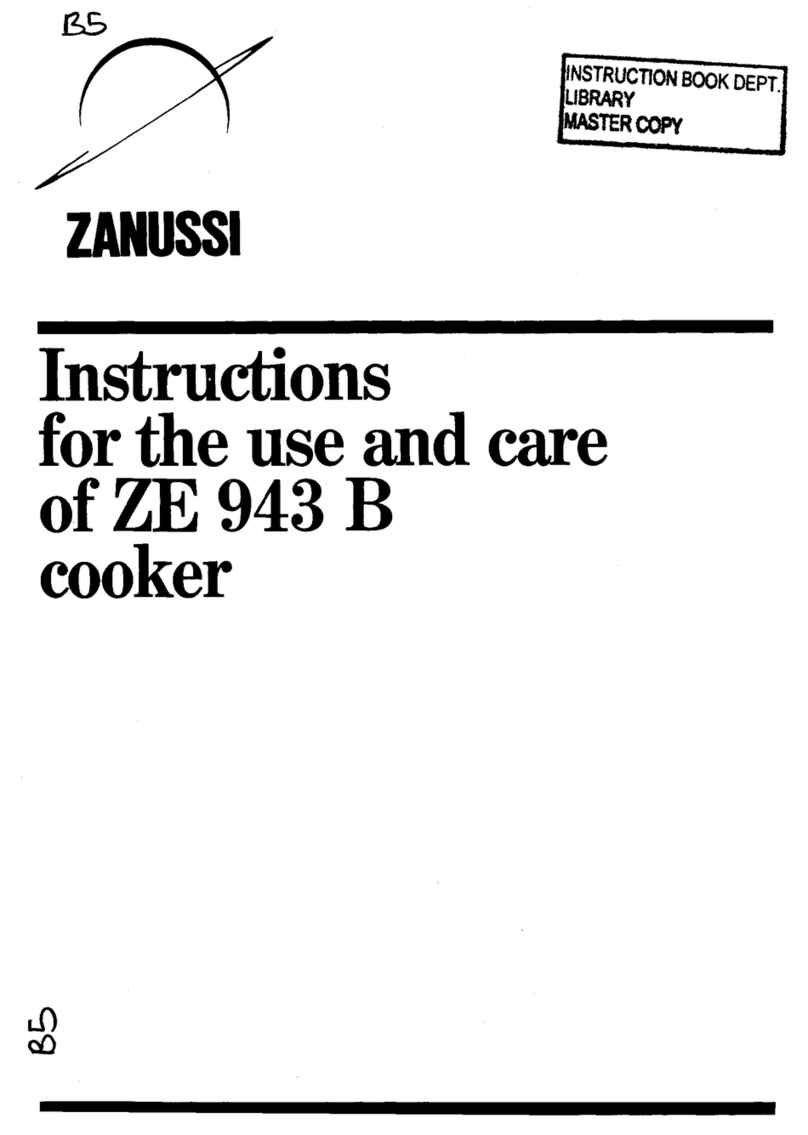 Zanussi ZE 943 B Assembly instructions
