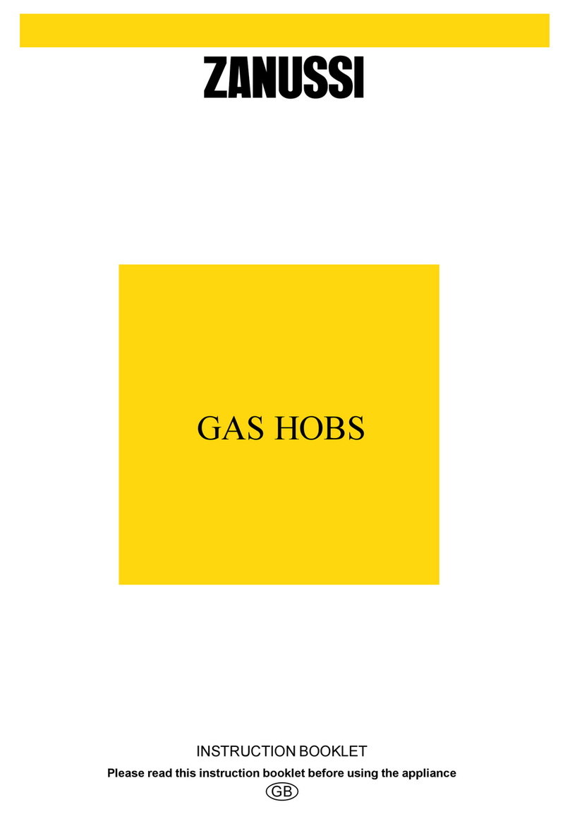Zanussi Hobs User manual