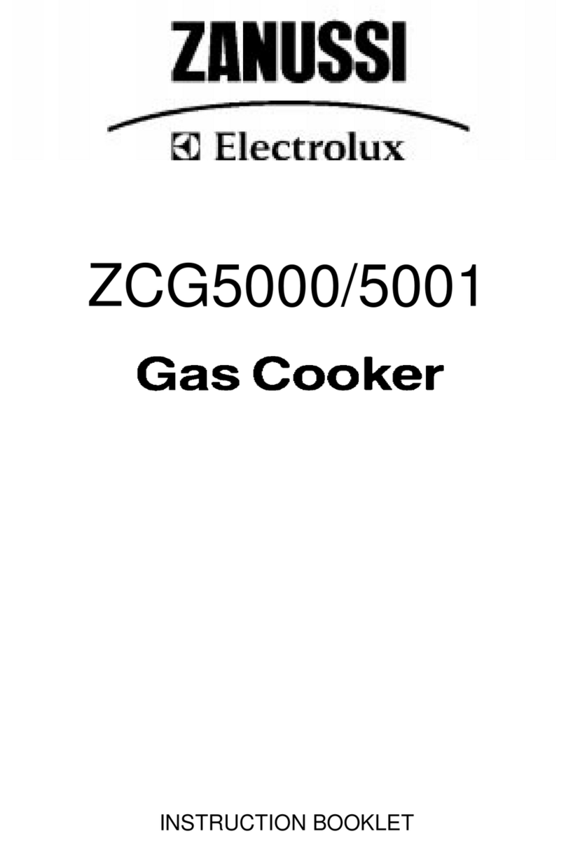 Zanussi ZCG5000 User manual