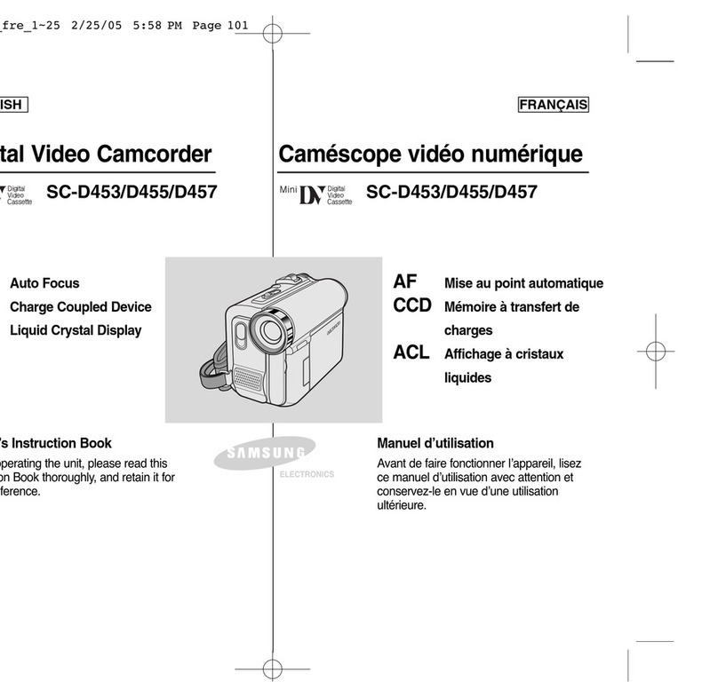 Samsung SC-D457 Owner's manual