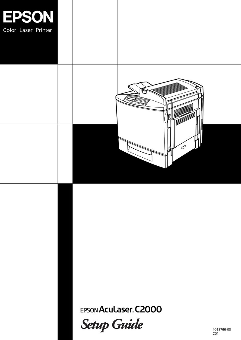 Epson AcuLaser C2000 User manual