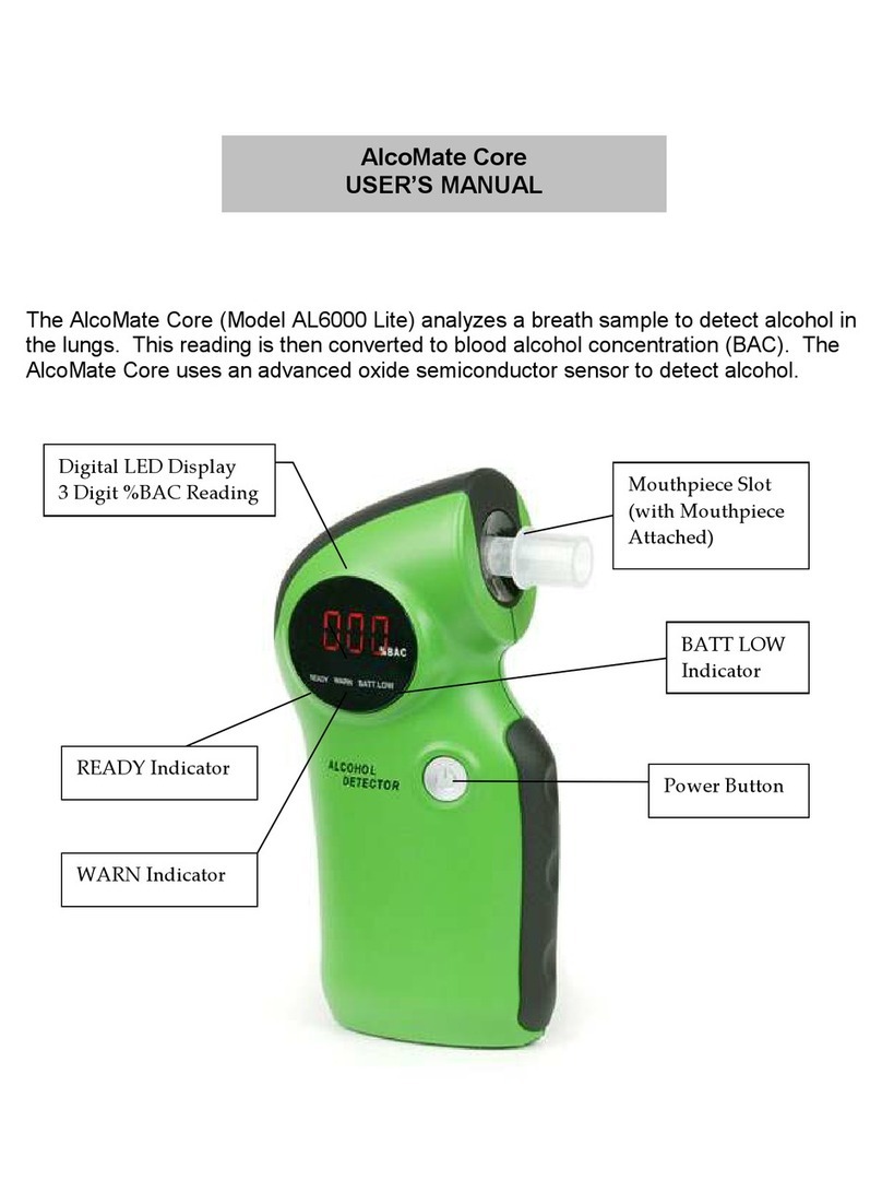 AlcoMate AL6000 Lite User manual AlcoMate AL6000 Lite User manual