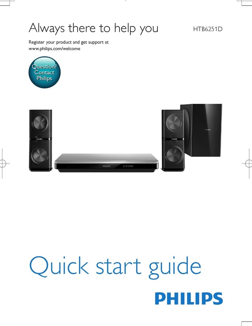 Philips HTB6251D User manual