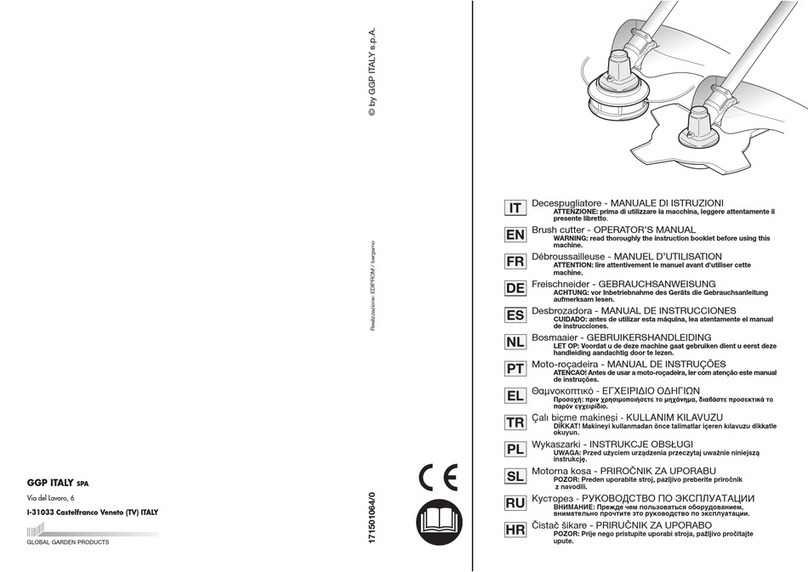 GGP ITALY SPA 31 Operator's manual