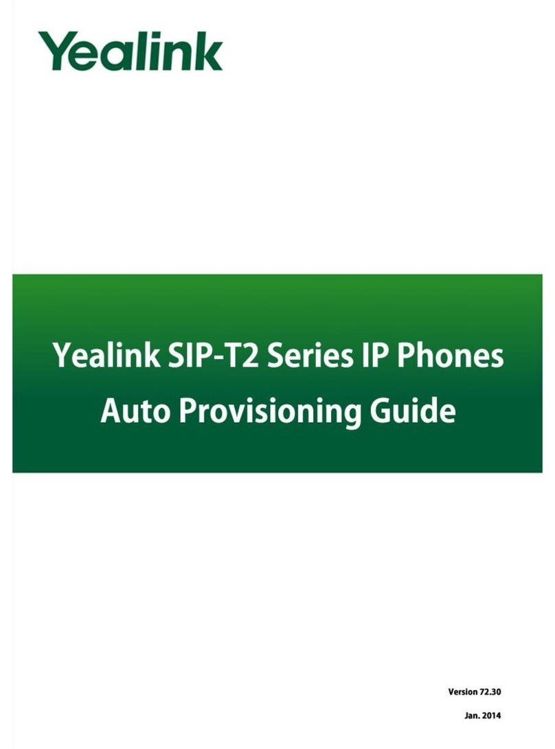 Yealink SIP-T2 Series User manual Yealink SIP-T2 Series User manual