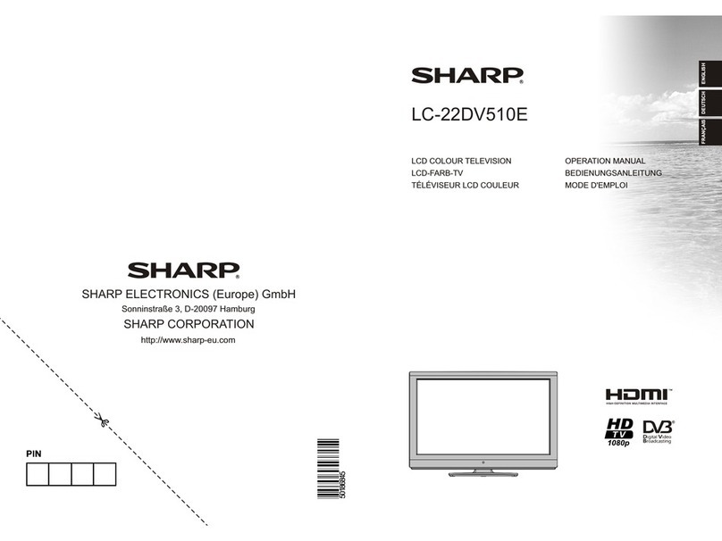 Sharp LC-22DV510E User manual