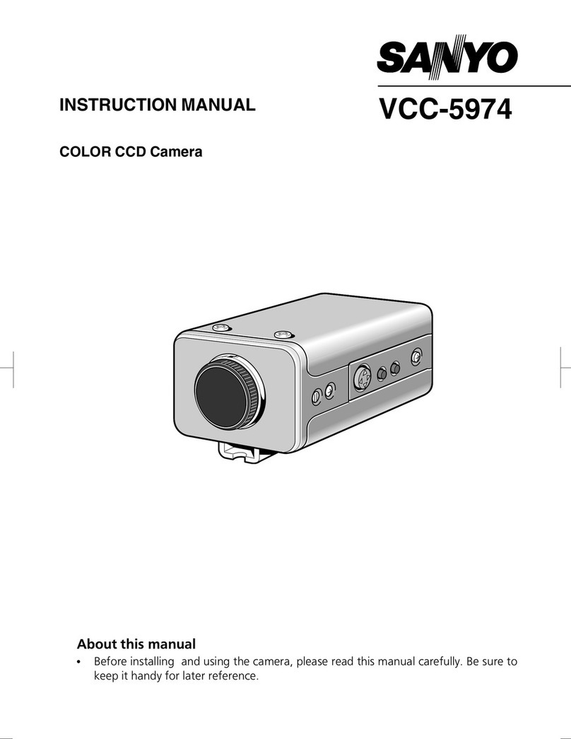 Sanyo VCC-5974 User manual