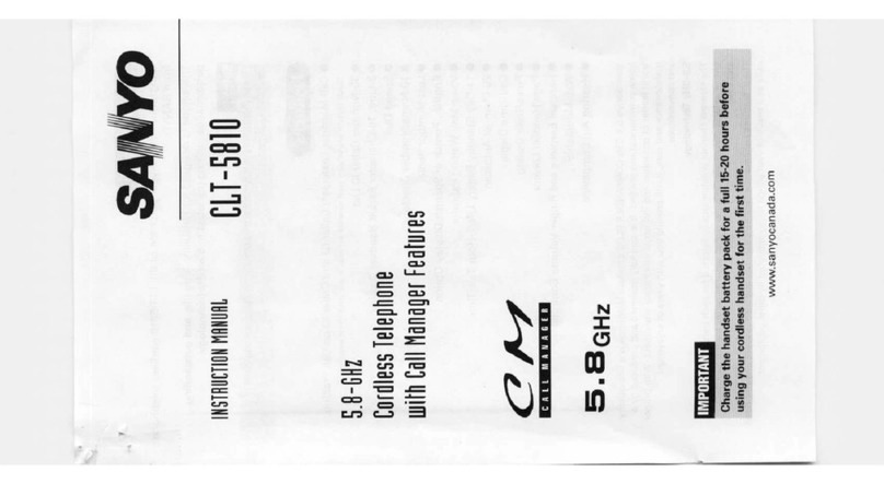 Sanyo CLT-5810 User manual