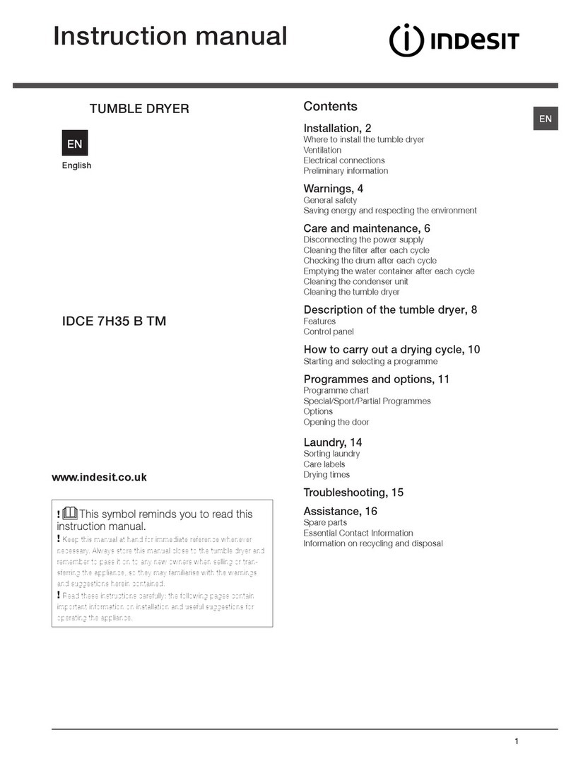 Indesit IDCA 7H35 B TM instruction manual