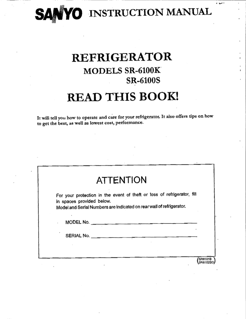 Sanyo SR-6100K User manual