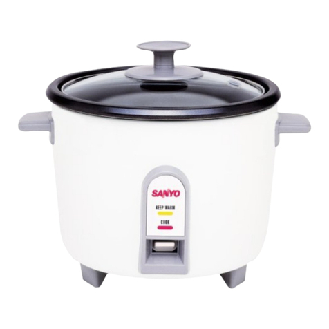 Sanyo EC310 - 10 Cup Basic Rice Cooker User manual