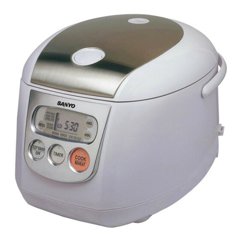 Sanyo ECJ-D100S - 10 Cup MICOM Rice Cooker User manual
