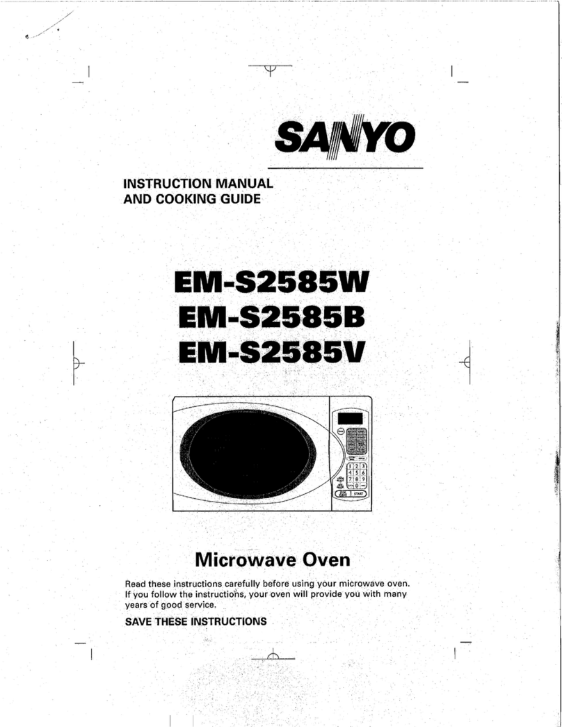 Sanyo EM-S2585W User manual