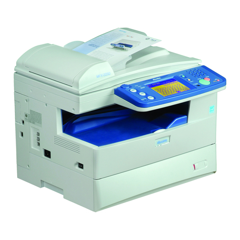 Muratec MFX-2030 Installation and maintenance instructions