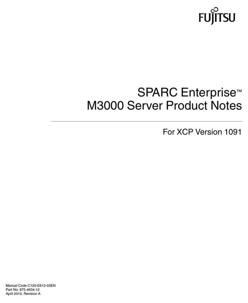 Fujitsu SPARC Enterprise M3000 Service manual