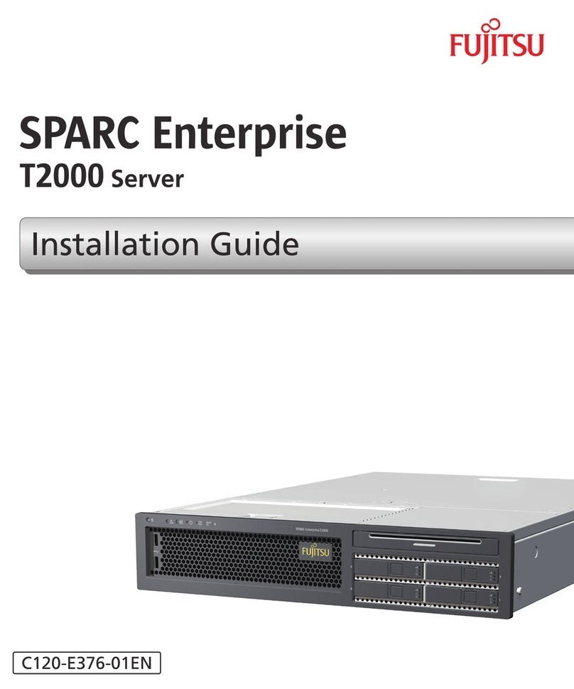 Fujitsu SPARC Enterprise T2000 User manual Fujitsu SPARC Enterprise T2000 User manual