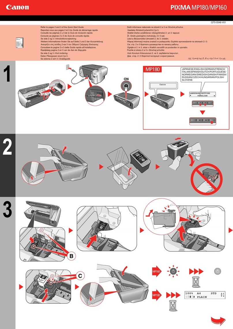 Canon PIXMA MP180 User manual Canon PIXMA MP180 User manual