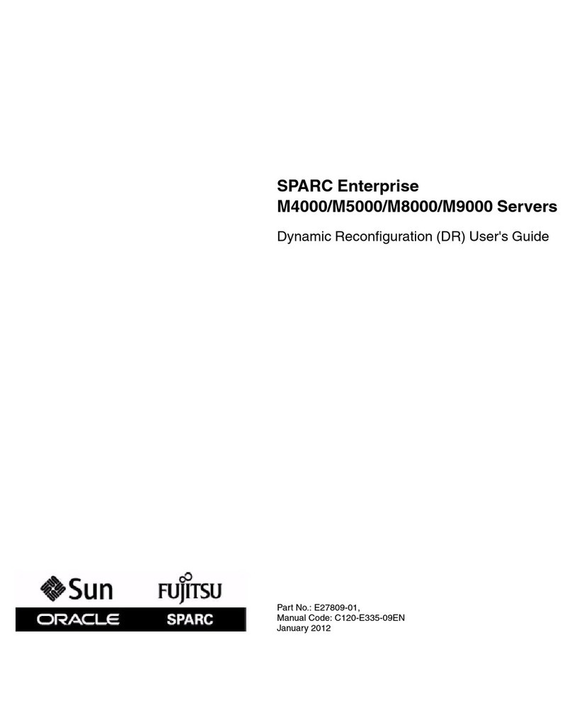 Fujitsu SPARC Enterprise M4000 Specification sheet