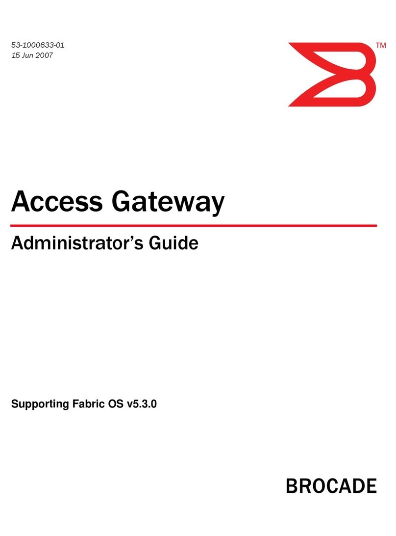 Brocade Communications Systems Gateway Administrator's guide