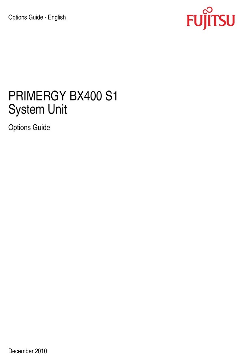 Fujitsu PRIMERGY BX400 S1 User manual