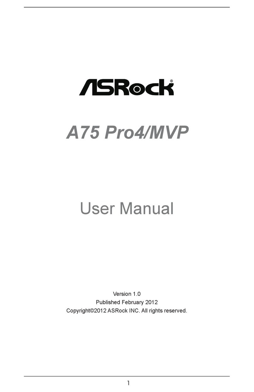 ASROCK A75 Pro4/MVP user manual