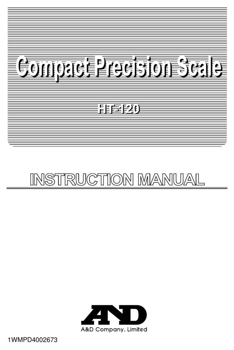 A&D HT-120 User manual