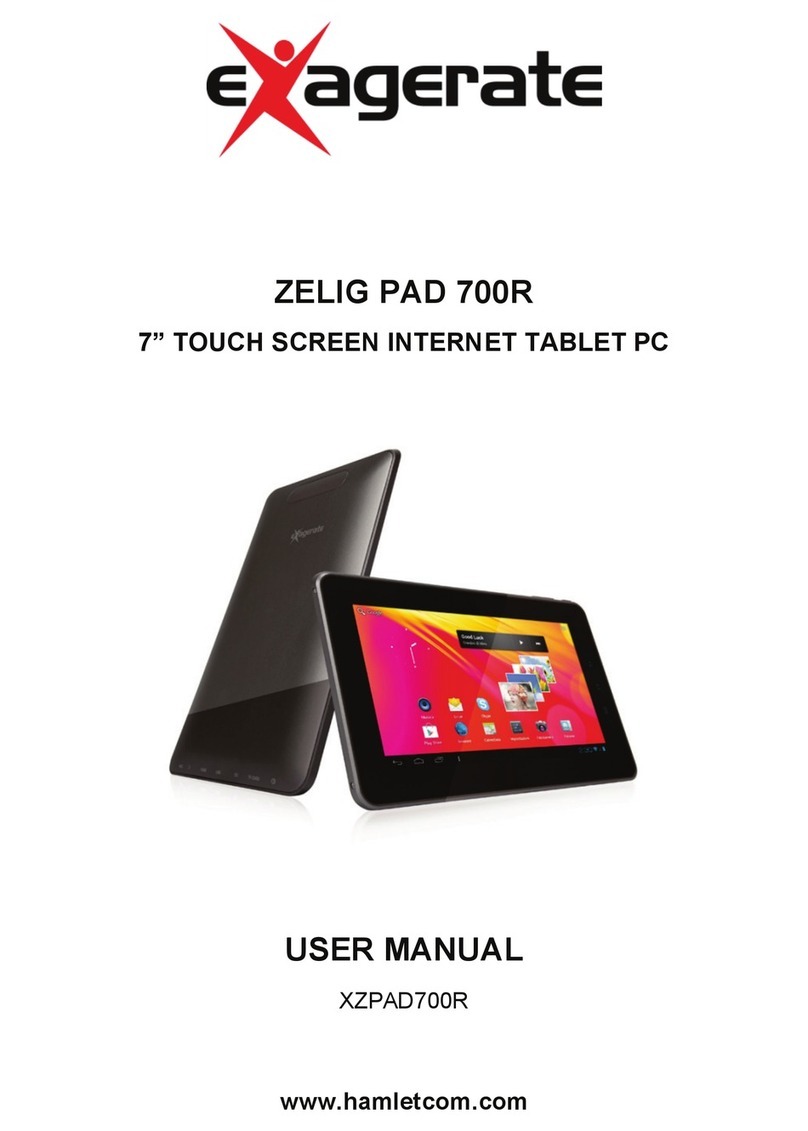 Exagerate ZELIG PAD 700R user manual