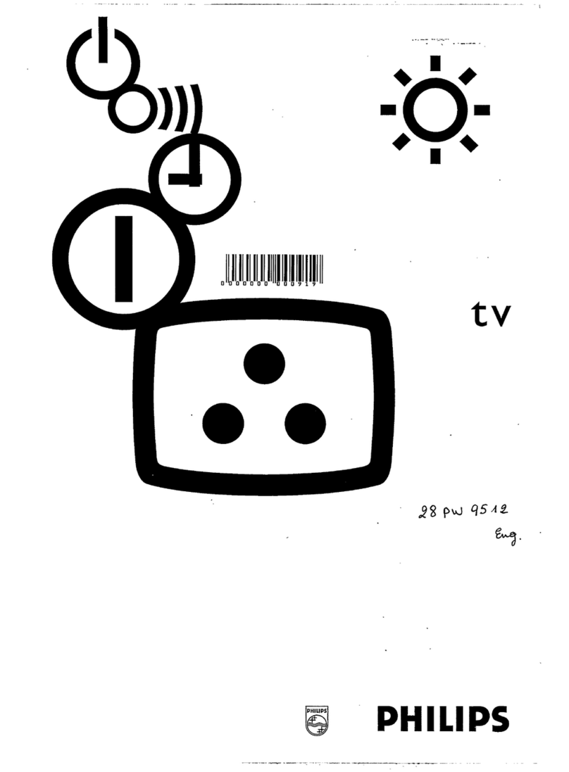 Philips 28PW9512 Instruction Manual