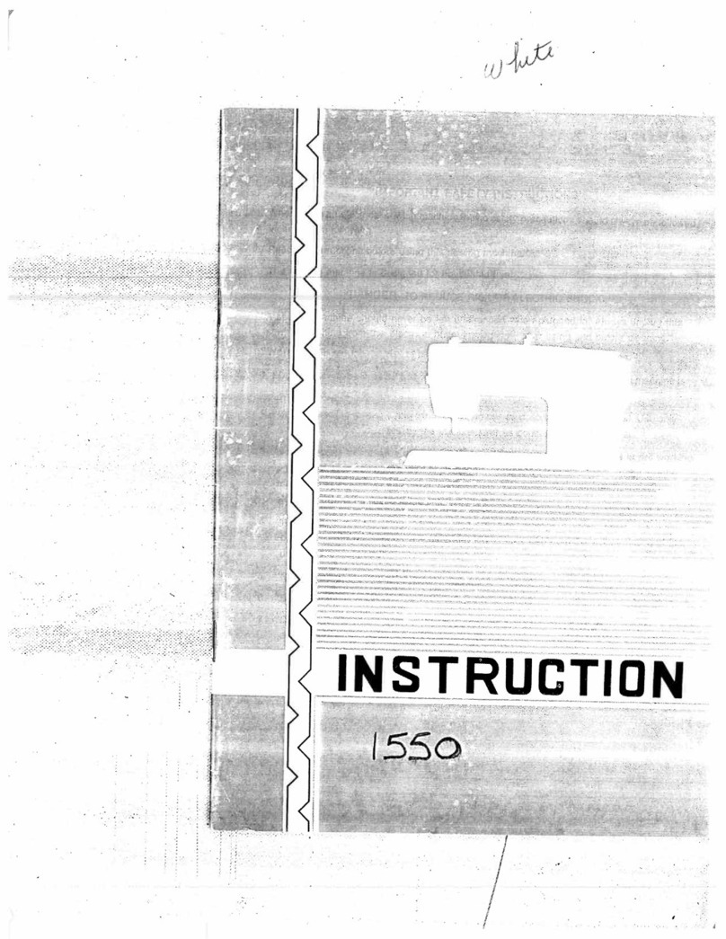 White 1550 User manual