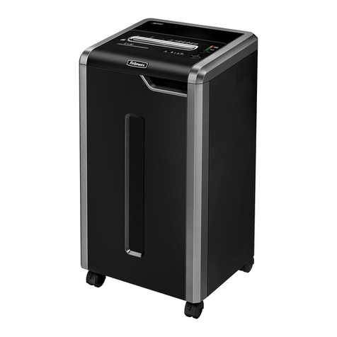 Fellowes POWERSHRED 325Ci User manual