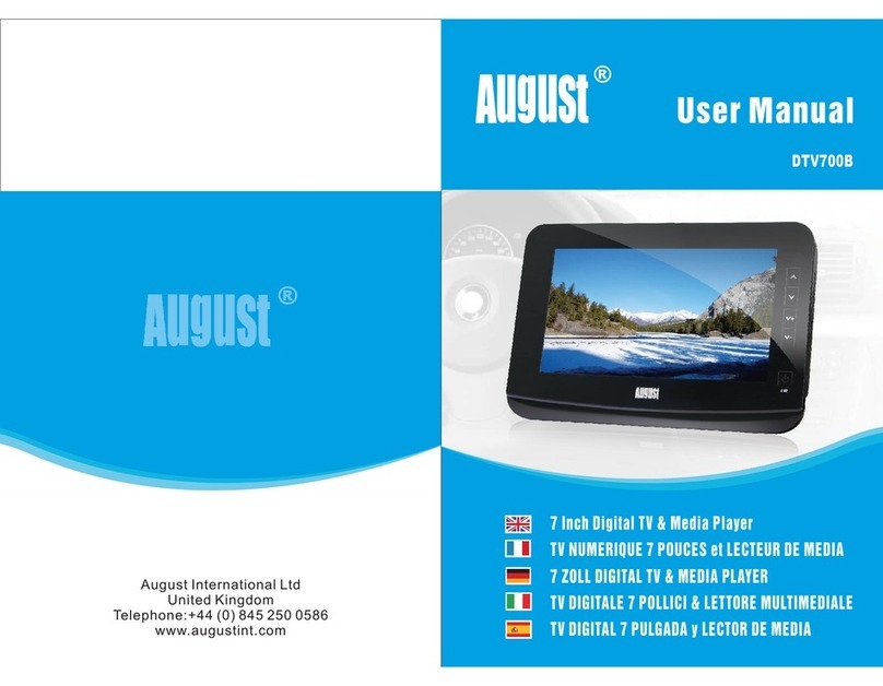August DTV700B user manual