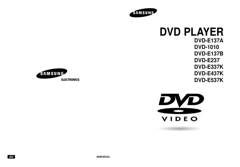 Samsung DVD-E337K User manual