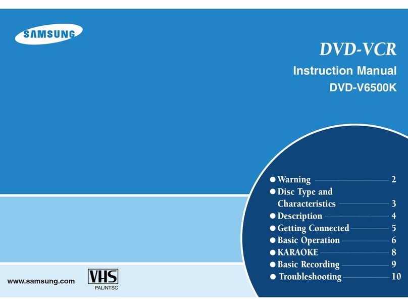 Samsung DVD-V6500K instruction manual
