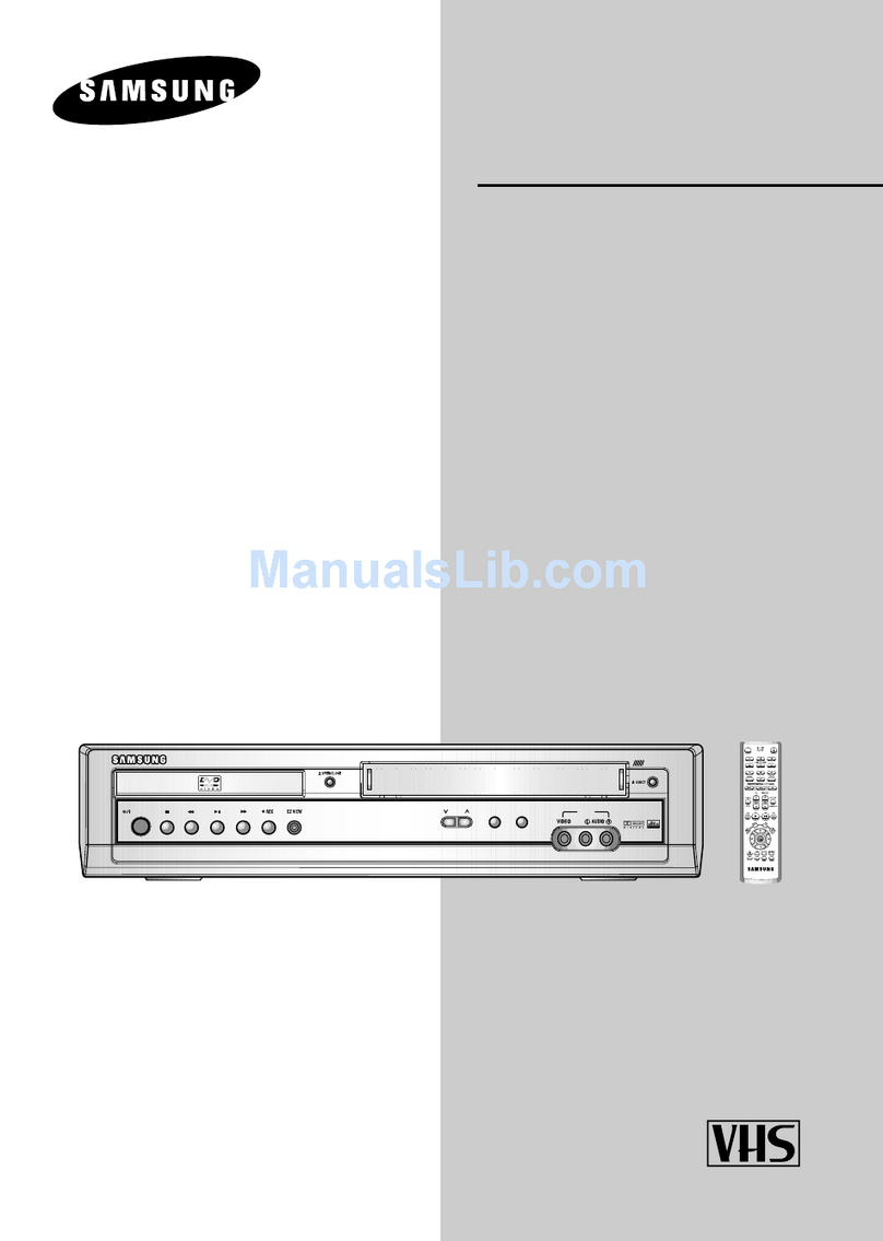 Samsung DVD-V 85 instruction manual