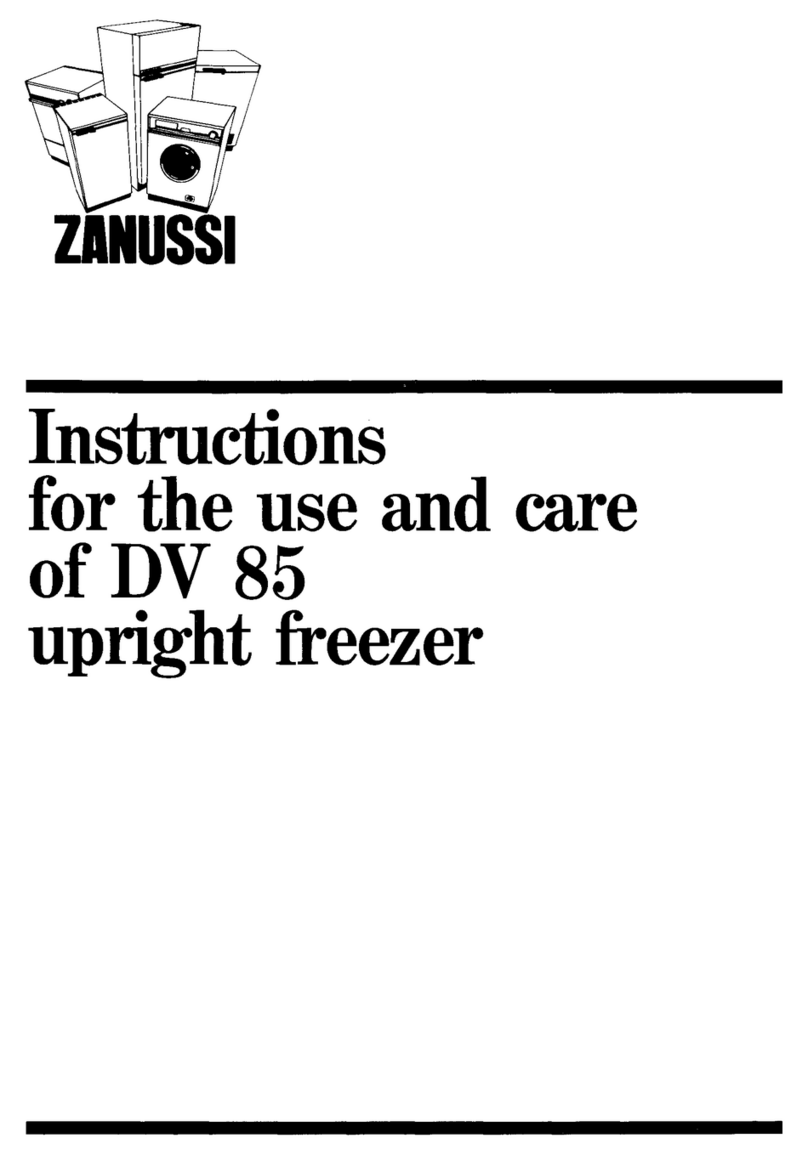 Zanussi DV 85 User manual