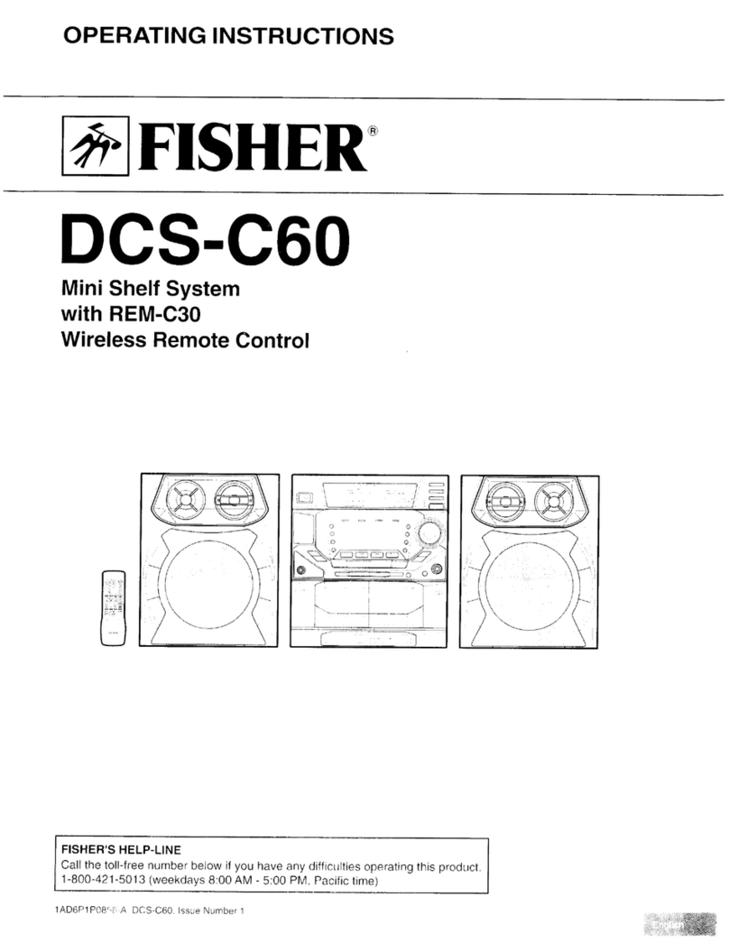 Fishert DCS-C60 operating instructions