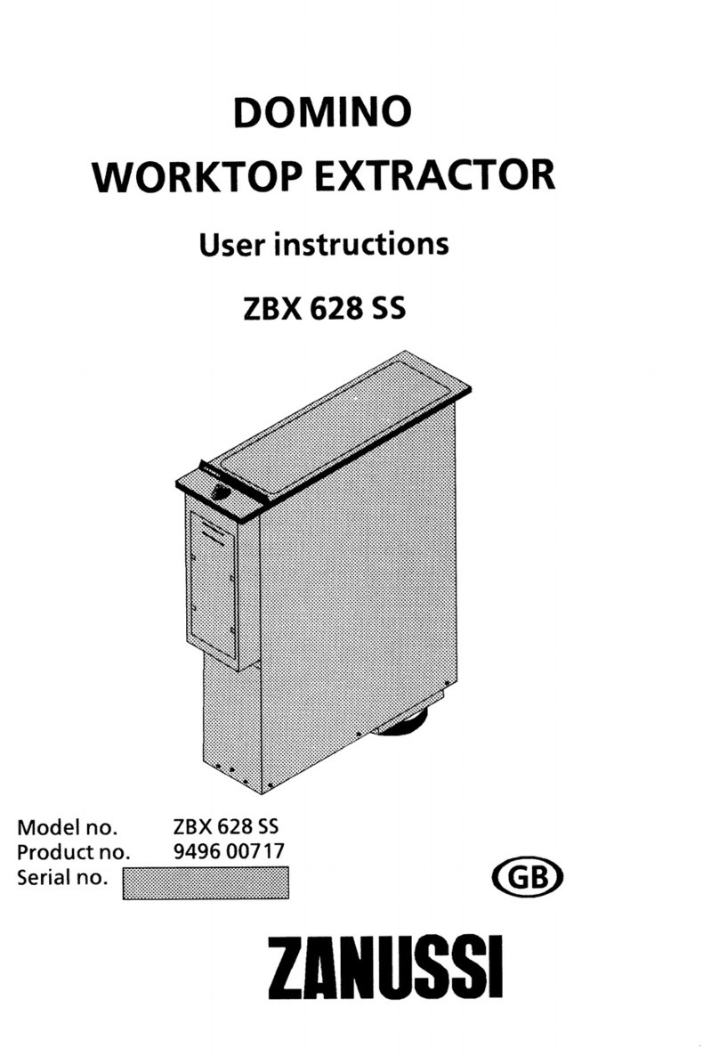Zanussi ZBX 628 SS User instructions