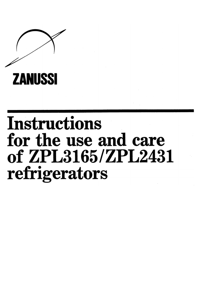 Zanussi ZPL3165 User manual