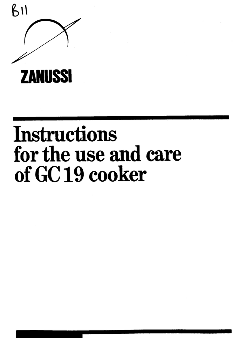 Zanussi GC19 Assembly instructions Zanussi GC19 Assembly instructions