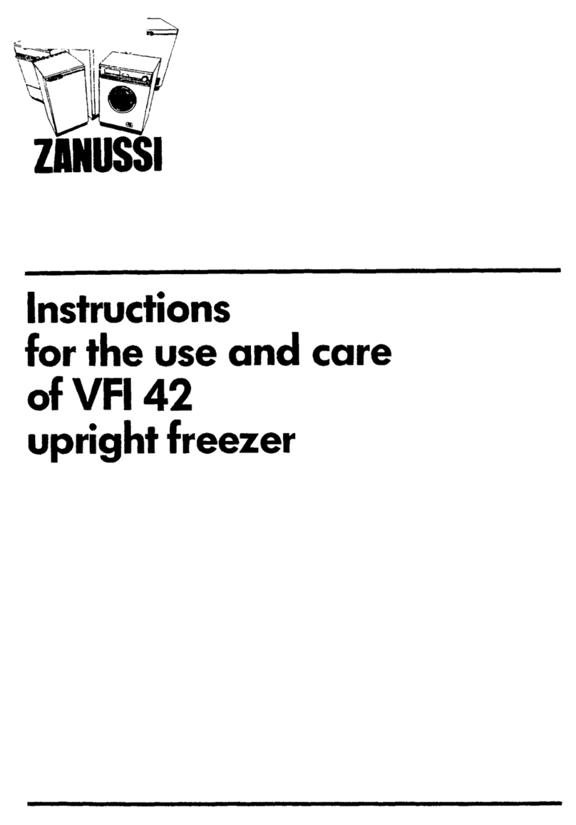 Zanussi VFi 42 Use and care instructions