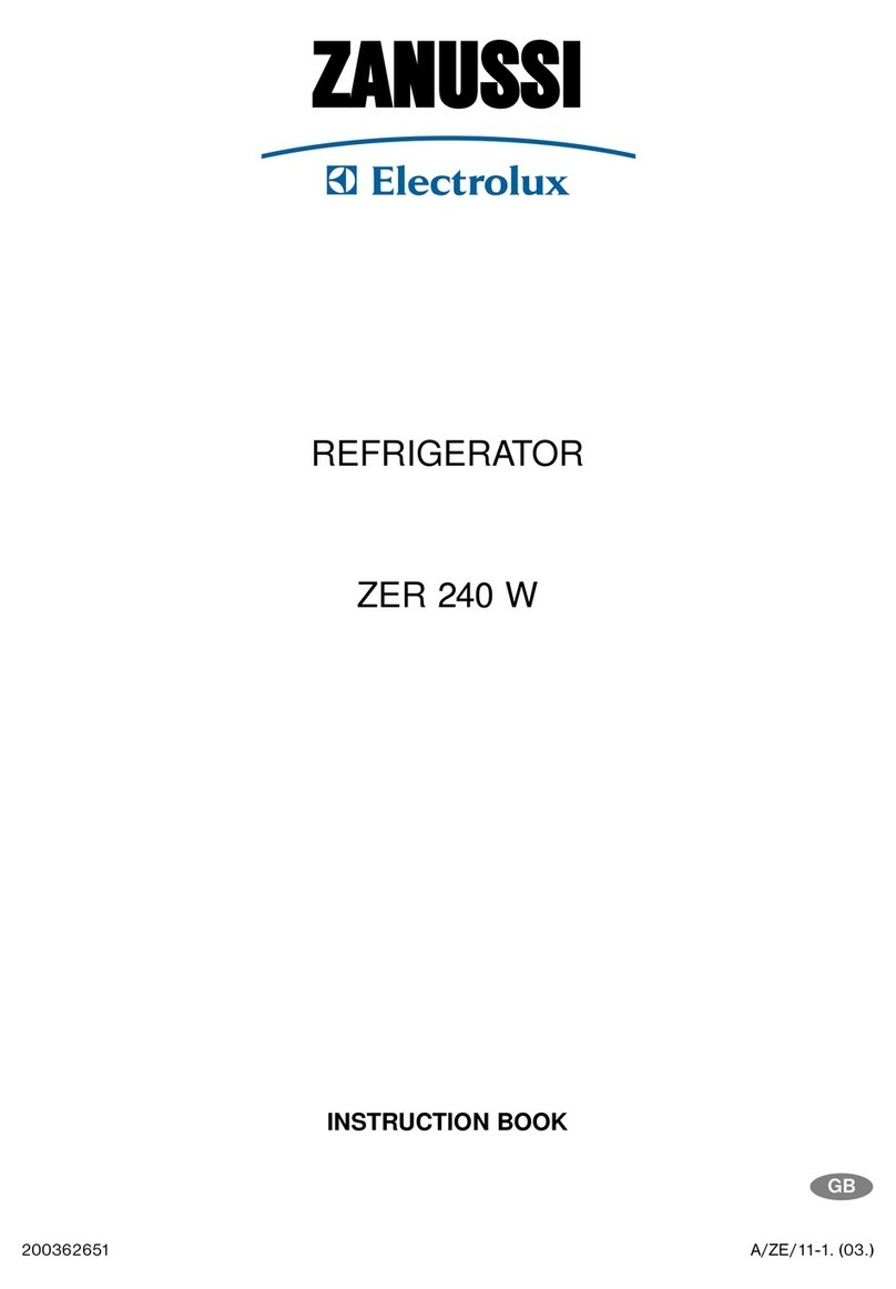 Zanussi Electrolux ZER 240 W Instruction book